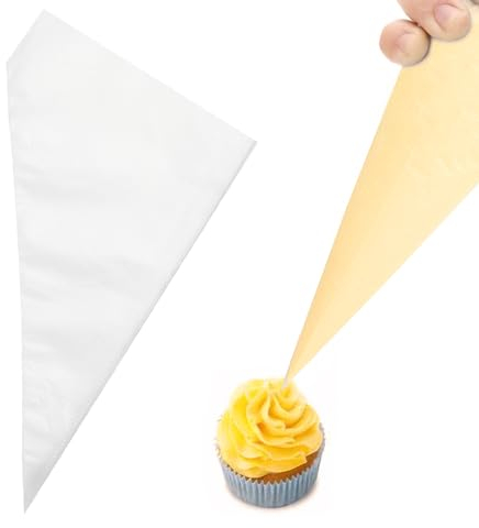 100 Pcs Icing Piping Medium Disposable Piping Bags for Cake Decorating Royal Frosting, Acrylonitrile Butadiene Styrene,20x31cm
