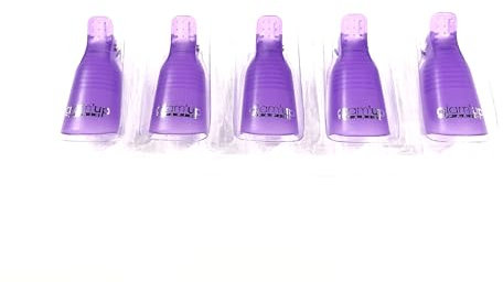 Glam’Up Paris - Pinces de Dépose - Capuchon à Ongle, Pince Vernis Semi Permanent - Clip à Ongles Semi Permanent - Pinces à Ongles pour Retirer le Vernis Gel - Gel Nail Clips - Nail Art Clip - 5 Pièces