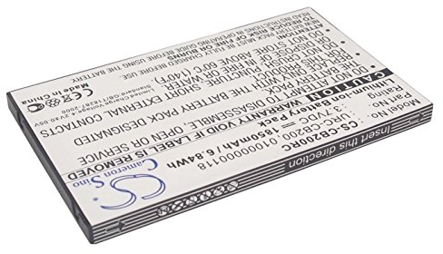 1850mAh / 6.85Wh Ersatzakku kompatibel mit Sonos CB200, CB200WR1, Controller 200, Controller CB200, Controller CR200, CR200, 01000000118, URC-CB200