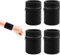 Handgelenktasche,Wristband Geldbörse,Sport Handgelenk Brieftaschen,Schweißarmband,Sport Schweißband Wristbands Mit Reißverschlusstasche(Schwarz)
