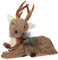 ORFOFE 1stk Liegende Hirsch Dekoration Weihnachtliche Rentierfigur Weihnachtsdekoration Zu Hause Sammlung Von Rentierfiguren Weihnachtsdekoration Drinnen Vintage Hirschskulptur Gras