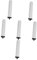 Alipis Marmite Inox 6 Pièces Element De Filtre Robinet Filtre à Eau Sous Évier Remplacement De Piscine Filtré Water Filter Passette Cuisine Purificateur D'eau Élément De Filtre à Eau Plastique Blanche
