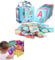 Weiche Alphabet-Karten für Babys, frühkindliche Aufklärungsbuch, 26 Stück, ABC-Alphabet, Lernspielzeug für frühes Lernen, Spielzeug mit Aufbewahrungstasche, waschbares, weiches Buchstabenspielzeug für