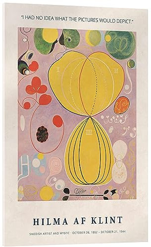 Posterlounge I had no Idea what the Pictures would Depict Acrylglasbild von Hilma af Klint 20 x 30 cm Beige Wandbilder Wanddeko