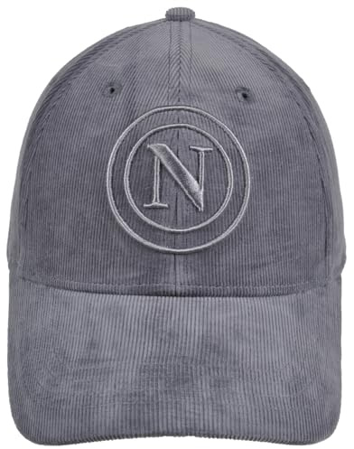 Enzo Castellano SSC NAPOLI Unisex 123507 Grigio Baseballkappe, grau, One Size
