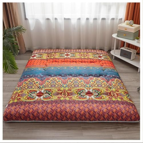Futon Matratze Klappmatratze Gästematratze Bodenmatratze Camping Japanische Tatami 90x200 120x200 180x200(B,120x200cm)