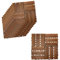 10 Pezzi Piastrelle Legno da Giardino, 30X30cm, Mattonelle In WPC Con 12 Listelli, Colore Legno Scuro, Pavimento Ad Incastro, Totale 0.9 m², Tagliabile