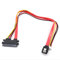 Kueohse Hard Drive Data Power Supply Integrated Cable Small 4Pin Female & SATA 3.0 Male to SATA 22Pin(7+15Pin) Data Power Cable
