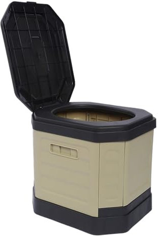 Portable Camping Toilet - Portable Potty Training Bath Seat | Camping Toilet Bucket with Stand | Portable Bathtub Garbage Bucket | Ideal for Esc