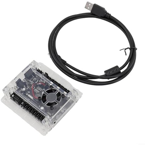 Yuanpgky GRBL 1.1f CNC-Controller-Board mit Offline-Gravurunterstützung, 3-Achsen-USB-Steuerung für Graviermaschinen, PWM/TTL-Signaleingang, 2A
