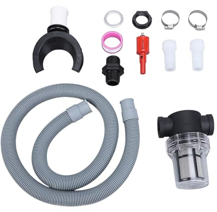 SUNGOOYUE Regenrinnen-Wassersammelset, Temperaturbeständig, Sauberes Wasser für Pflanzen und Garten, Breite Anwendung für Rasen und Blumenbeete (110 mm / 4,3 Zoll)