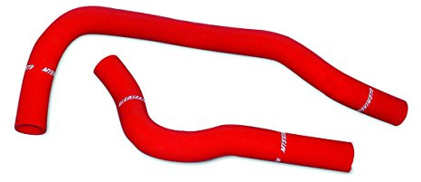 Mishimoto MMHOSE-CIV-92B16RD Silicone Radiator Hose Kit Compatible With Honda Civic B16 1992-2000 Red
