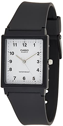 Casio Analoge Quarzuhr für Unisex-Erwachsene (A210), weiß, Band
