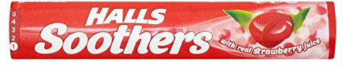 20 x Halls Soothers Strawberry 45g