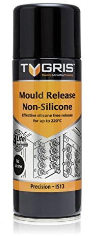 Tygris IS13 Non-Silicone Mould Release Spray – 400ml Industrial Release Agent – Quick Dry, Paintable & Silicone-Free Formula for Injection Moulding, Plastics & Rubber