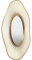 Kare Design Spiegel Sun Storm, edler Spiegel mit feinem Rahmen, Spiegel rund, groß, gold, 93x93x4cm