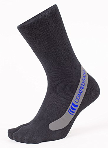 COMPRESSANA TAPE SOX - Hallux Valgus Korrektur-Socken mit eingearbeiteten Tapes - die wirksame und alltagstaugliche Lösung bei Hallux Fußfehlstellungen - 1 Paar