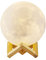 Lampada Luna 3D Stampata, ALED LIGHT Piena Lampada Moon Luna con Diametro 15cm, 3 Colori, Ricarica USB Decorativo LED Luce Notturna Toccare il Controllo, Decoro per Stanza Letto Mood Light per Camera