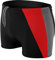 Aquarti Maillot de Bain pour Homme Boxer de Natation Sportif, Nior/Graphite/Rouge, 3XL