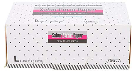 1000 Blatt Haar Dauerwellen Papier, Spitzenpapier, Haar Locken Styling Papierstreifen Friseursalon Ultra dünnes Netz Atmungsaktives Friseurwerkzeug (Einweg)(1 Box)