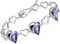 Leafael Damen Charm-Armband mit Herzanhänger – Infinity Love Armband mit Geburtsstein-Kristall, silberfarben, hautfreundlich & nickelfrei – Eleganter Damenschmuck, 18 + 5 cm mit Geschenkverpackung