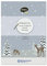 dabelino® Briefpapier Set Rehe/Winter für Kinder: A5 Block liniert, 10 Umschläge + A6 Malblock