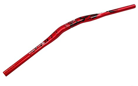 SPYMINNPOO Fahrradlenker, 31,8 X 720 Mm, Extra Langer Fahrrad Lenker, Fahrradgriff, Riser Bar, Aluminiumlegierung, Riser, MTB-Lenker, Passend für die Meisten Fahrräder, Rennräder, BMX(Rot)
