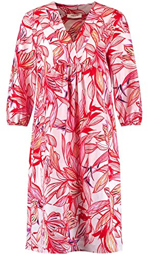 GERRY WEBER Edition 885005-66264 Vestito, Stampa Viola/Rosa/Rosso/Arancione, 44 Donna