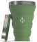 HYDAWAY Bicchiere pieghevole da 453,6 g, con bordo in silicone e acciaio, per birra, acqua e soda, bicchiere portatile per feste, campeggio, viaggi zaino in spalla ed escursionismo, bicchieri