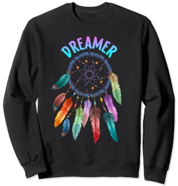Dreamer Feder-Traumfänger Talisman Charm Dreamcatcher Sweatshirt