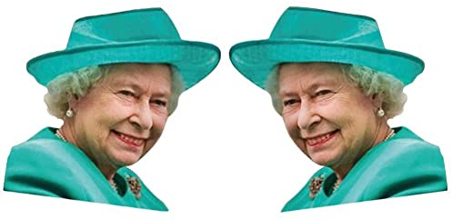 Queen Auto-Fenster-Aufkleber Queen Elizabeth – Queen of England Autoaufkleber Wasserdicht Personalisierte Auto-Aufkleber Dekoration