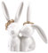 Yundu Céramique Porte-bagues lapin, Porte-bagues de mariage et de fiançailles, Porte-bijoux, Décoration de chambre Preppy, Cadeaux mignons pour femmes