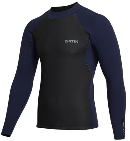 Mystic 2023 Mens Star 2mm Long Sleeved Surf Top 35001.230173 - Navy Size - XL