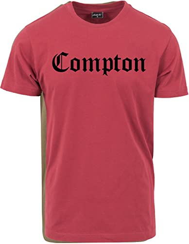 Mister Tee Herren Compton Tee XS Ruby