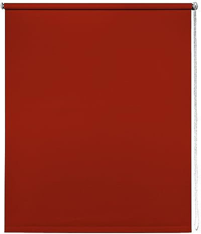 Made to Measure Thermal Blackout Blinds, Red, 165cm Drop - Cut to Fit Blackout Roller Blinds For Inside and Outside Recess Fitting Window Blinds of Multiple Colours by New Edge Blinds