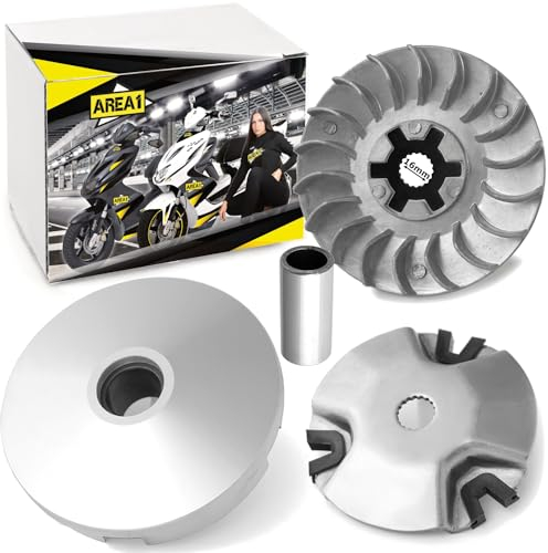 Area1 Variateur de rechange pour scooter avec moteur 2 temps chinois de 50 cm³. Compatible avec Benero Forstinger Longija Motobi Motowell Ride TNT