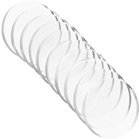 Warmhm 10 Stück Antirutsch-Pads Transparent Für Glasplatten Silikon Saugnäpfe Selbstklebend Und rutschfest Ideal Für Tischplatte Und Büromöbel Klarglas Stoßdämpfer Und Abstandhalter