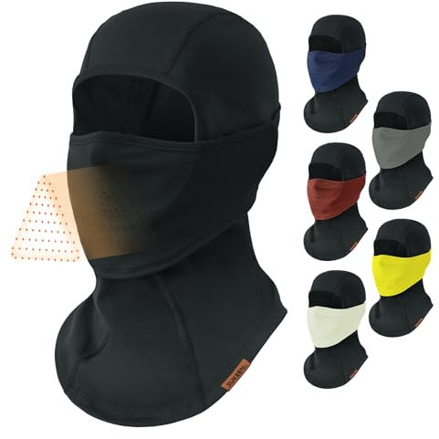 Sturmhaube Winter Balaclava Skimaske Motorradhelme Liner Sturmmaske Fahrrad für Motorradfahren, Skifahren, Snowboarden, Radfahren Winddicht Warm Gesichtshaube Einheitsgröße Herren/Damen