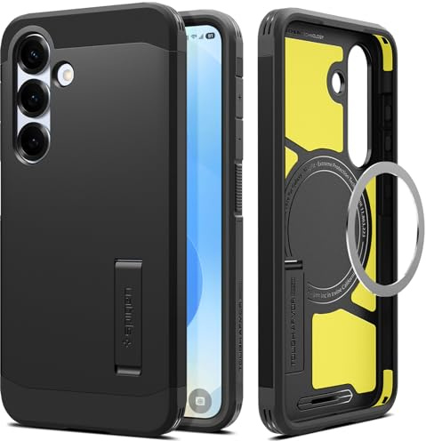 Spigen Tough Armor MagFit Case for Samsung Galaxy S25 - Black