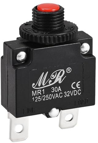 BJWVHGGE Disjoncteur 30amp, Protecteur Thermique, Moteur, Pompe à Eau, générateur