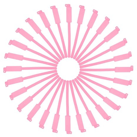 FOMIYES 100stücke Wasserdichte Anti-reißfestigkeit Und Beschreibbare Identifikationsarmbänder Für Patienten Im Einmalige Verwendung Rosa Für Sicherheitsbedürfnisse