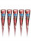 HANUMAN STORE Lot de Cone de henné par 5 x 25g - Couleur marron foncé coloration, 100% Naturel