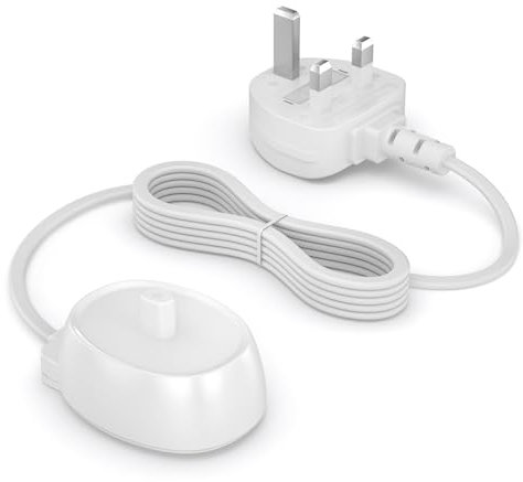 Compatible with Oral B 3757 UK plug, induction base, electric toothbrush charger for Braun Compatible with iO3 iO4 iO5 PRO/DB series portable waterproof power cord