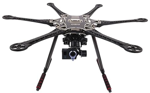Kit Telaio Esacottero Aggiornato Con Carrello Di Atterraggio Pieghevole For Drone Multirotore FPV Fai Da Te