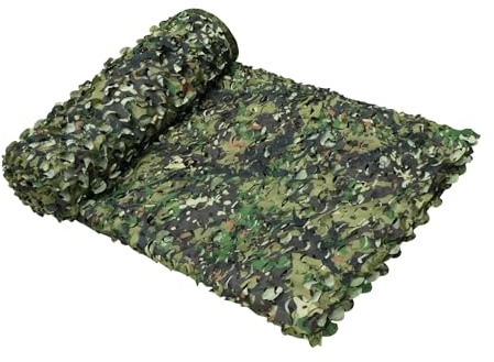 LOOGU Tarnnetz Camouflage Netz Sonnenschutz Verschiedene Größen und Farben Sichtschutz für Garten Freizeit Camping Party Bar Jagd Dekoration…