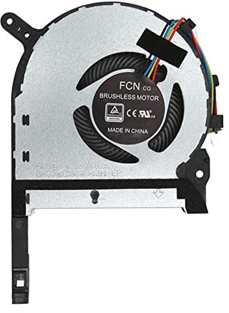 Ventilador de refrigeración para CPU y GPU, ventilador de refrigeración para portátil de 4 pines para TUF Gaming FX505DU, FX505DY, FX505DD, FX505GT, ventilador de CPU para notebook (ventilador de la