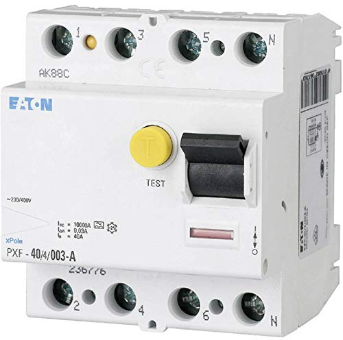 Eaton 236778 Fi Schutzschalter 4 Polig, 40A, 300mA, PXF-40/4/0.3A
