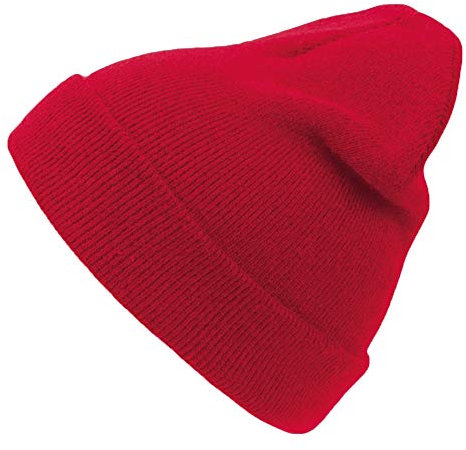 noTrash2003 Warme Doppelstrickmütze Beanie mit Umschlag Soft Acryl - Reach Zertifiziert Beanie-Hat Wintermütze Damenmütze Herrenmütze