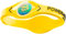 Power Balance Uni Sport Silikonarmband, gelbes armband/schwarze schriftzeichen, L, IWSA09YL00BKLP