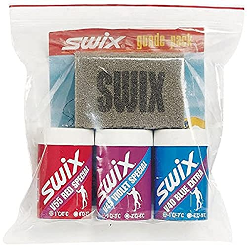 Swix Classic Nordic Ski Wachspackung mit 3-Kick Wachs und Kork, 20,3 x 20,3 cm